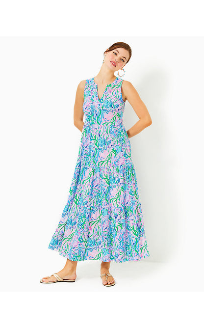 SYDNEE MAXI DRESS, MULTI SEACRET ESCAPE