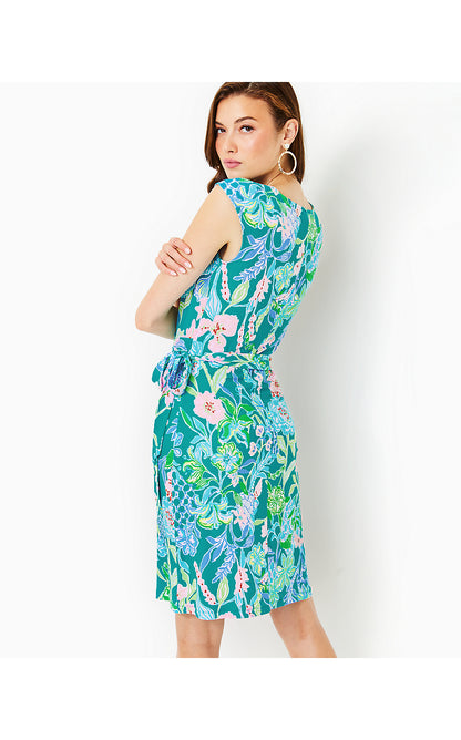 TORYN KNEE LENGTH DRESS, MULTI HOT ON THE VINE