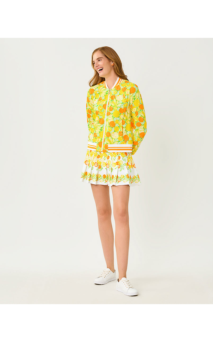 ANNORA SKORT UPF 50+, RESORT WHITE ZESTY ENGINEERED LUXLETIC