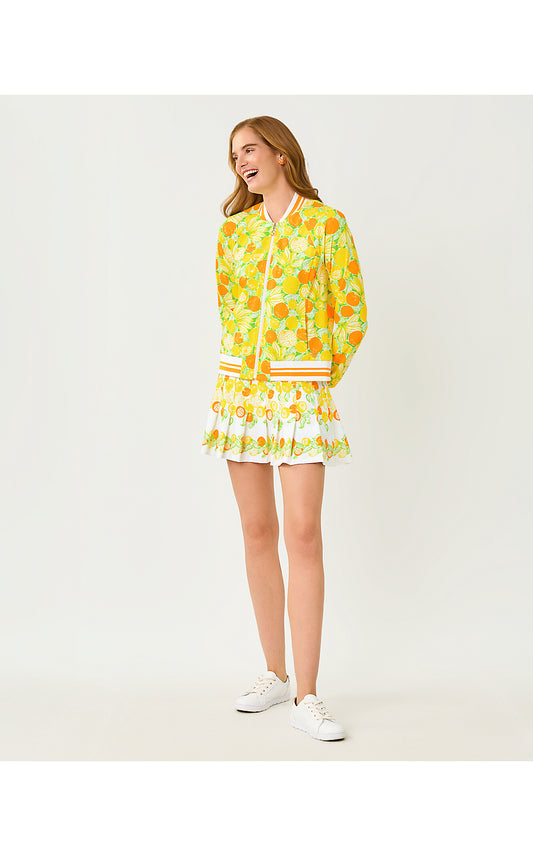 ANNORA SKORT UPF 50+, RESORT WHITE ZESTY ENGINEERED LUXLETIC