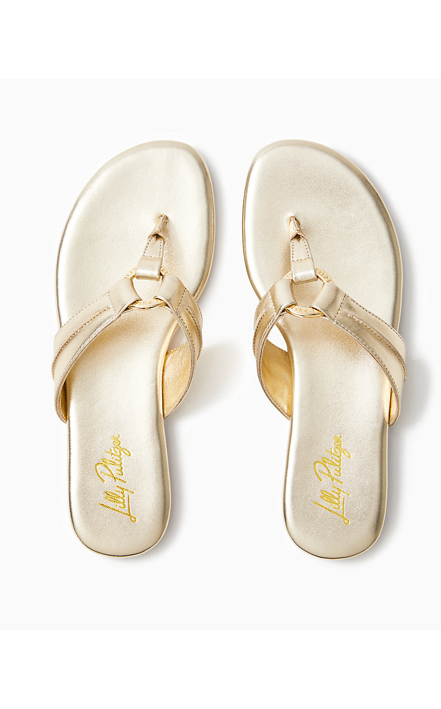 MCKIM SANDAL, GOLD METALLIC