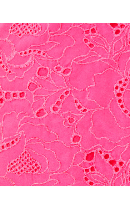 SHELLI EYELET DRESS, ROXIE PINK GARDEN PARTY EYELET Palm Place SHELLI EYELET DRESS, ROXIE PINK GARDEN PARTY EYELET Palm Place