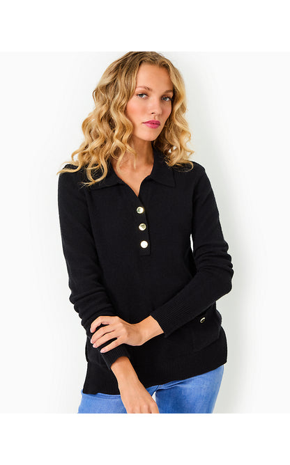 JETTE TUNIC SWEATER, BLACK