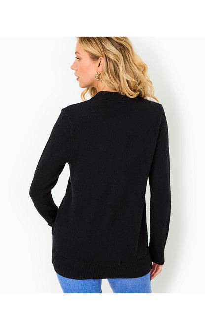 JETTE TUNIC SWEATER, BLACK