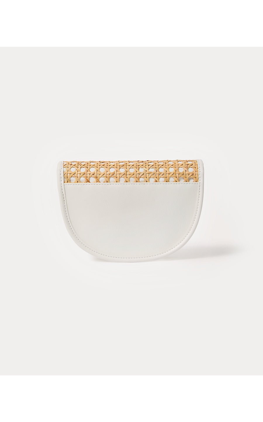 CAMILLE CANE BELT BAG, SAND BAR X RESORT WHITE