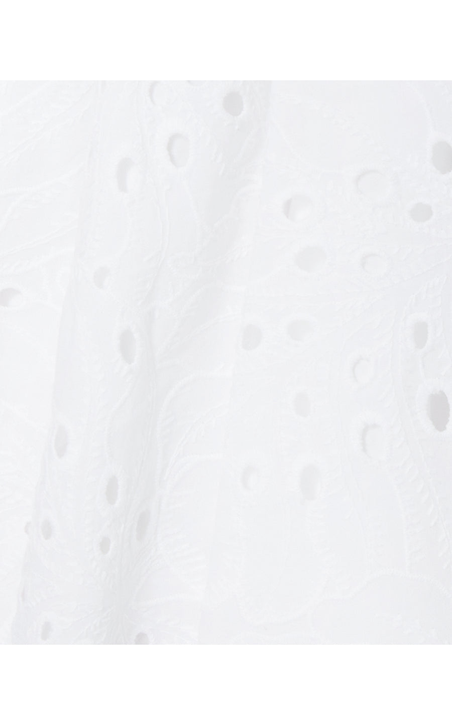 AXELLE EYELET ROMPER, RESORT WHITE TROPICAL LEAF EYELET