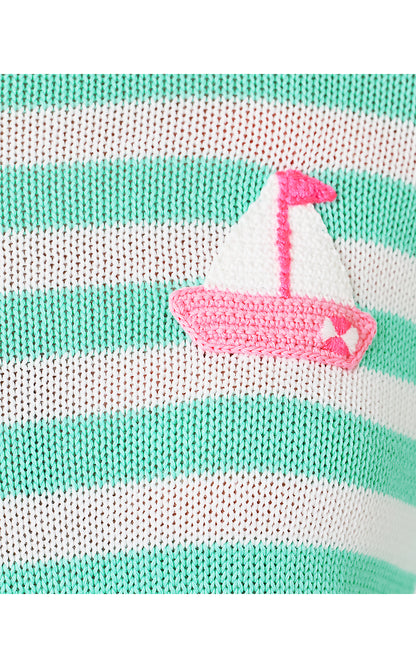 KELLYN SWEATER, MINT CONDITION NAUTI STRIPE