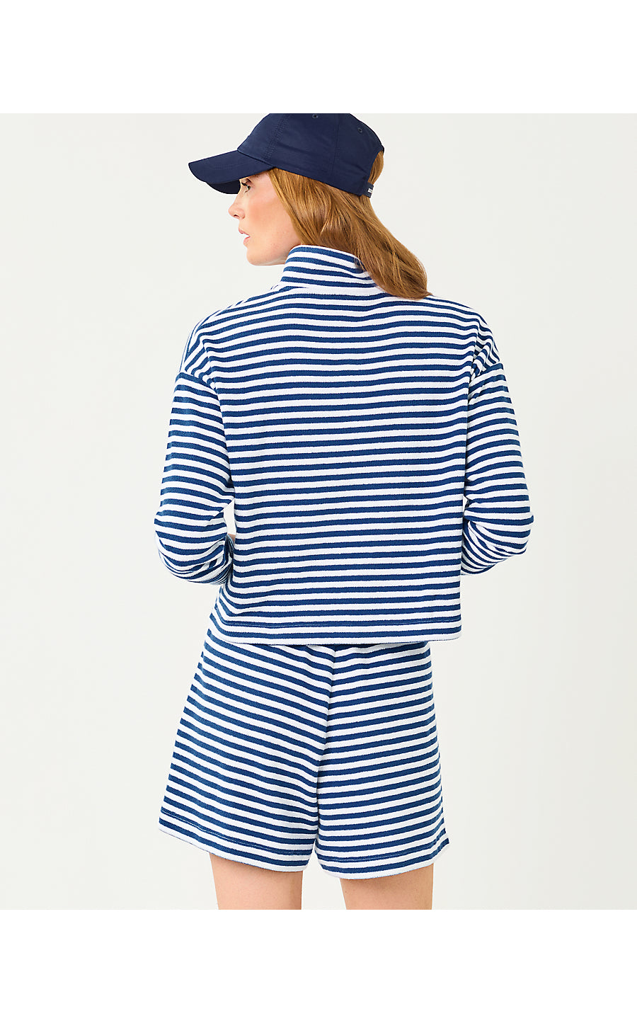AMARIS PULLOVER, STARLIGHT NAVY ST TROPEZ STRIPE
