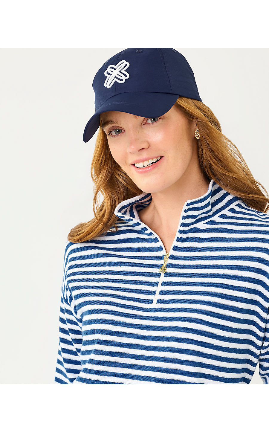 AMARIS PULLOVER, STARLIGHT NAVY ST TROPEZ STRIPE