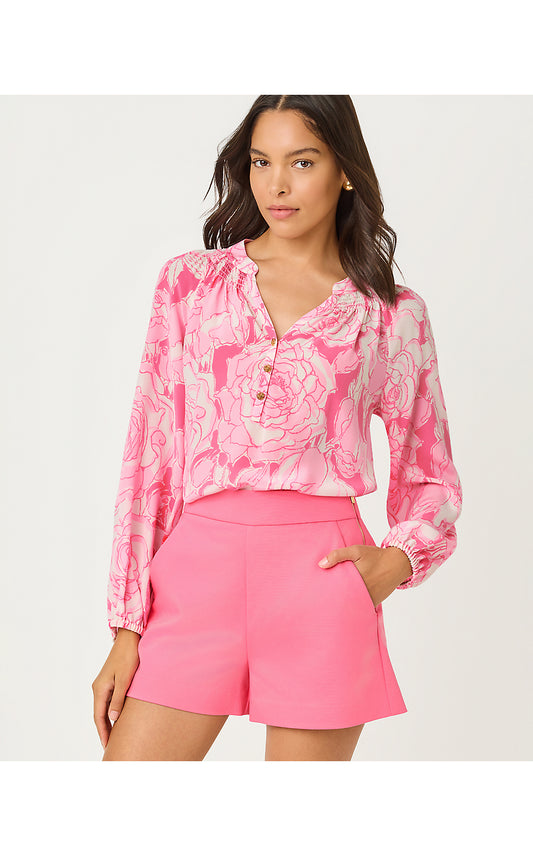 SARISSA STRETCH SHORT, CONFETTI PINK