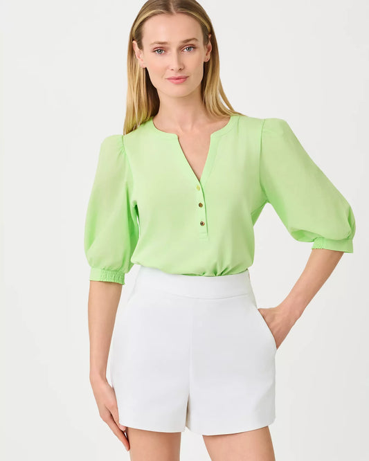 SARISSA STRETCH SHORT, RESORT WHITE