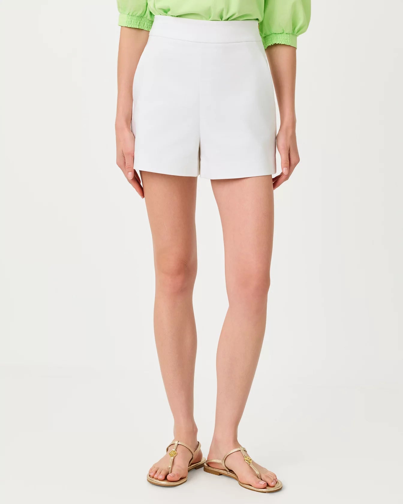 SARISSA STRETCH SHORT, RESORT WHITE