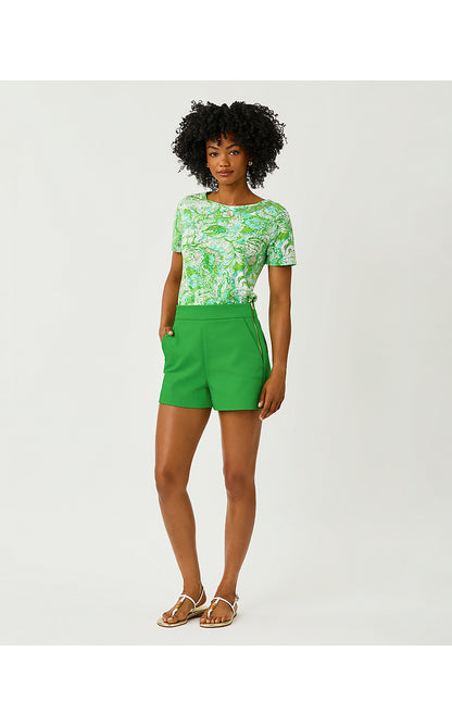 SARISSA STRETCH SHORT, TERRACE GREEN