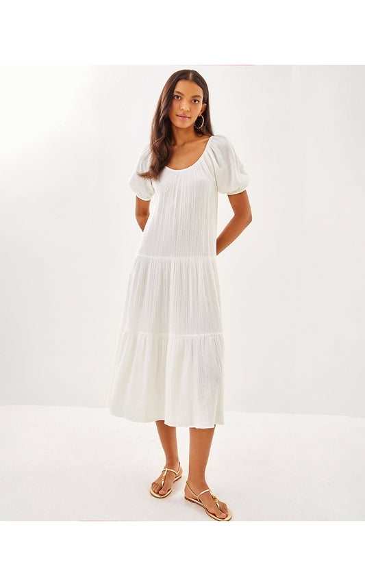 ZEMINI MAXI COVERUP, RESORT WHITE