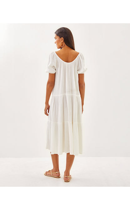 ZEMINI MAXI COVERUP, RESORT WHITE