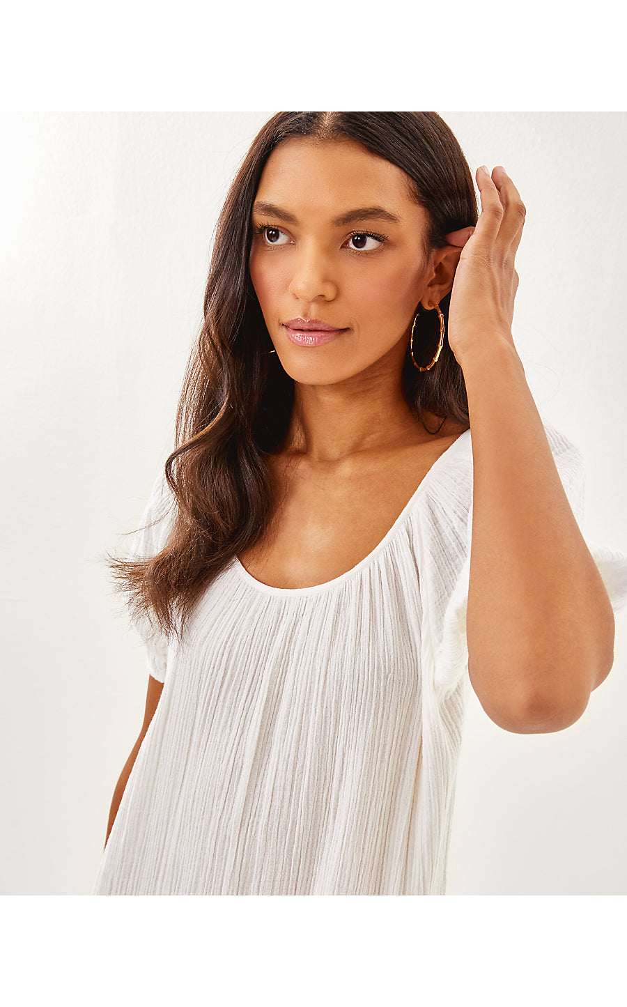ZEMINI MAXI COVERUP, RESORT WHITE