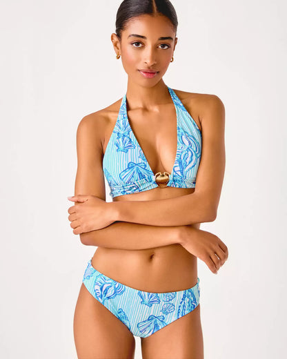 BETIE BIKINI BOTTOM, FRESH WATER BLUE COOL AS SHELL