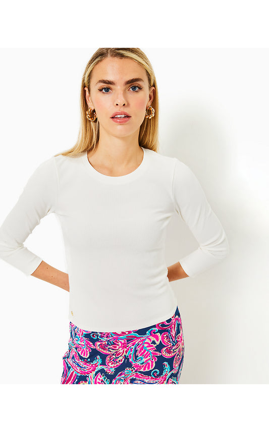 ALANS KNIT TOP, COCONUT
