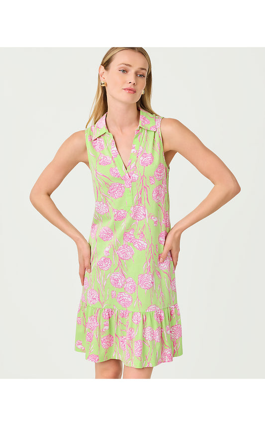 RIEGAN DRESS, PISTACHIO MACARON ALINA
