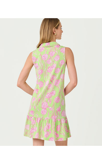 RIEGAN DRESS, PISTACHIO MACARON ALINA