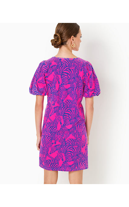 ROSEN DRESS, PASSION FRUIT PINK WILD NIGHTS