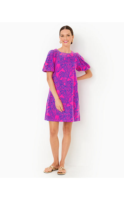 ROSEN DRESS, PASSION FRUIT PINK WILD NIGHTS