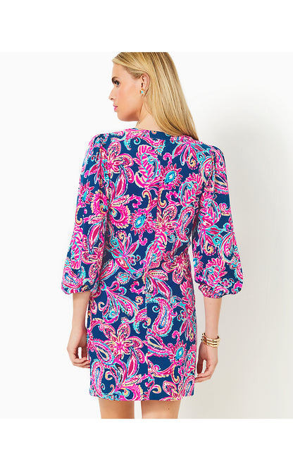 EMERY DRESS, MULTI FLITTING ABOUT