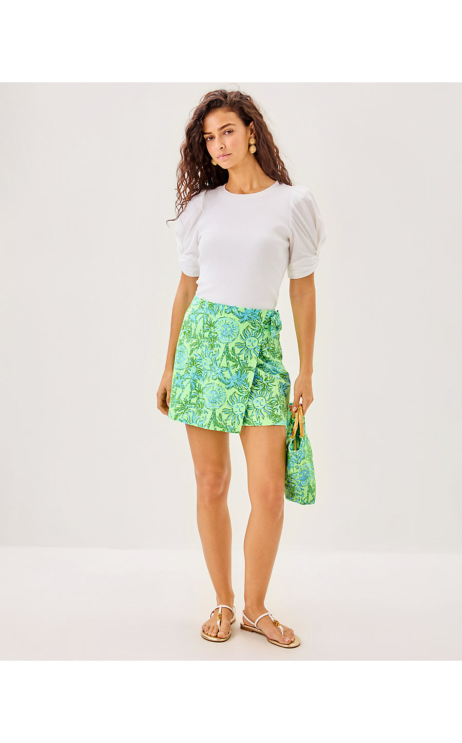 ALYSIA MINI SKORT, COOL MINT CATCHIN RAYS