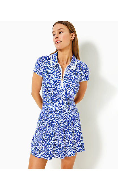 ALONA DRESS UPF 50+, MARTINIQUE BLUE ZEE BEBE