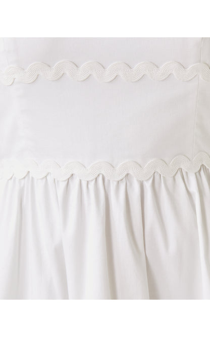 ANGELYNN STRETCH DRESS, RESORT WHITE