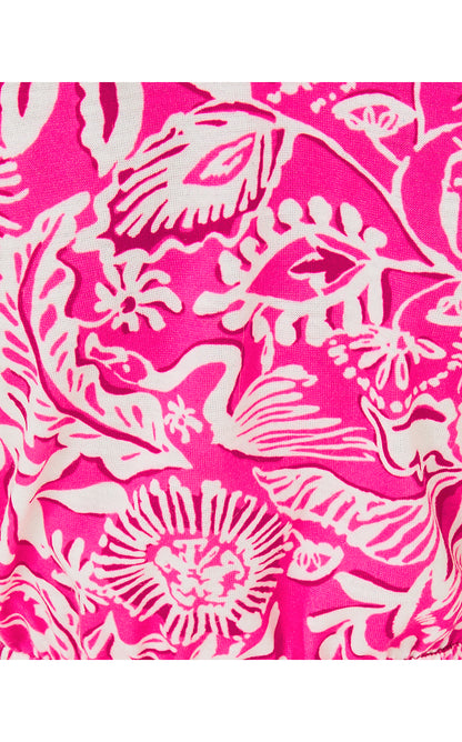 DEAN MIDI DRESS, PASSION FRUIT PINK ABSOLUTELY FLAMAZING