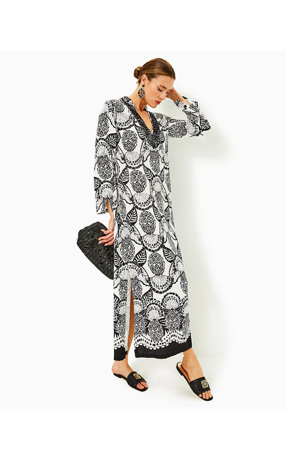irella maxi caftan dress Irella Caftan Dress - Kitts Green Oversized Sunset Shadows The Islands