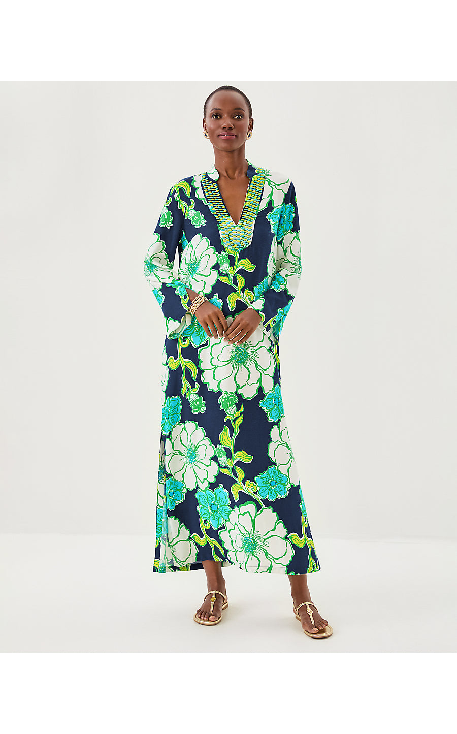 irella maxi caftan dress DRESS, LOW TIDE NAVY OVERSIZED GO BIG NECK SIZES--15/15.5 34/35 short caftan with a DC Birds of Prey Size:SLIM 41