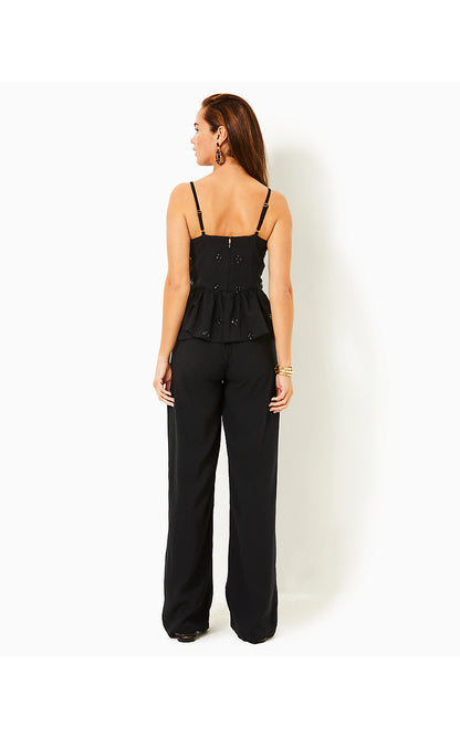 LUELLA SLEEVELESS JUMPSUIT, NOIR