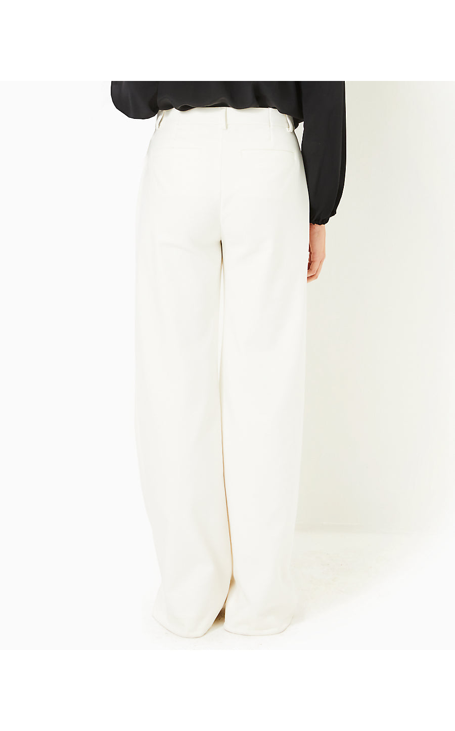 COLLETTI HIGH RISE TROUSER, COCONUT
