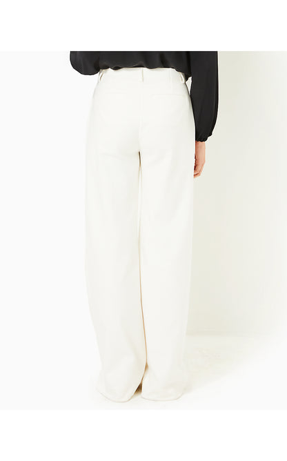 COLLETTI HIGH RISE TROUSER, COCONUT