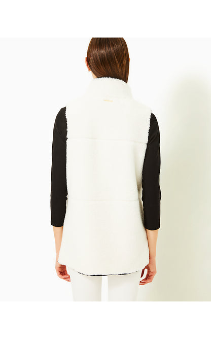 GRAYCELE SHERPA VEST, COCONUT