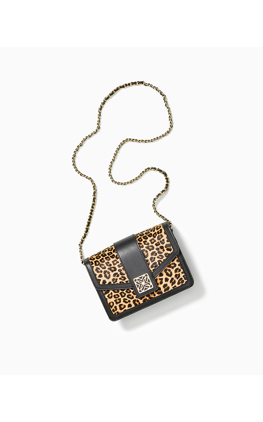 DOBSON CROSSBODY, MULTI LEOPARD HAIRCALF