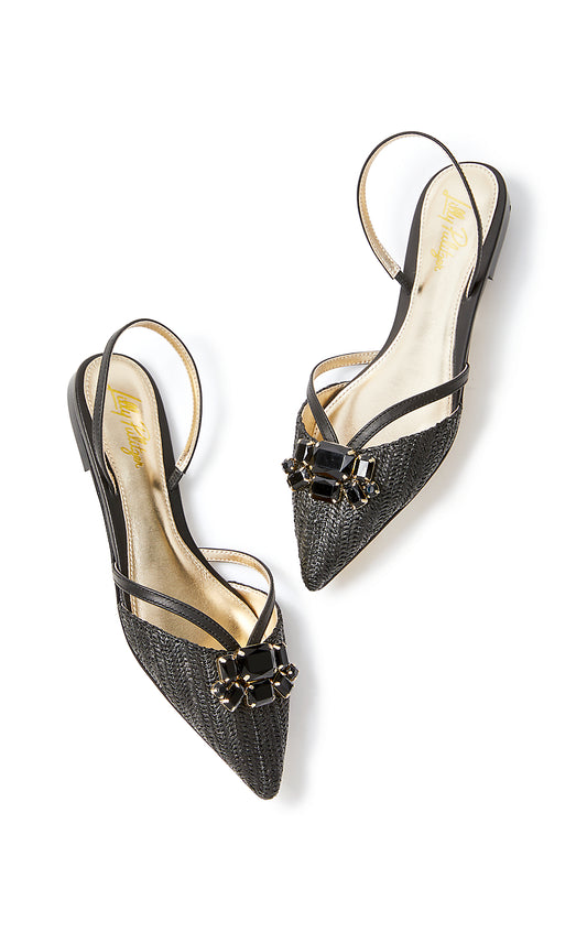 REMI SLINGBACK, NOIR