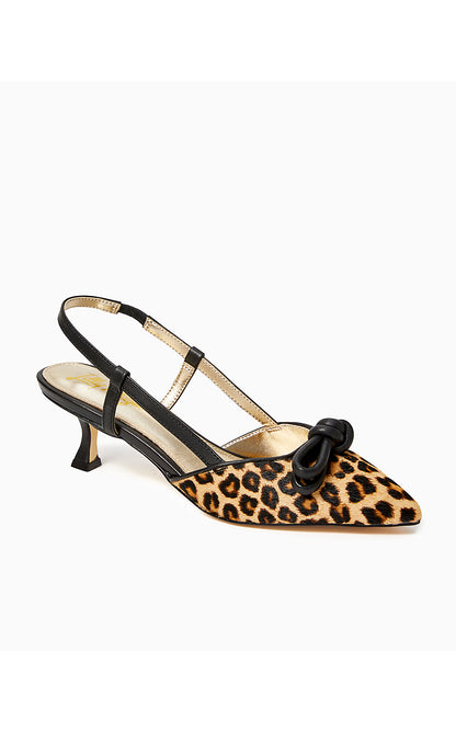 PALMA SLINGBACK KITTEN HEEL, MULTI LEOPARD HAIRCALF