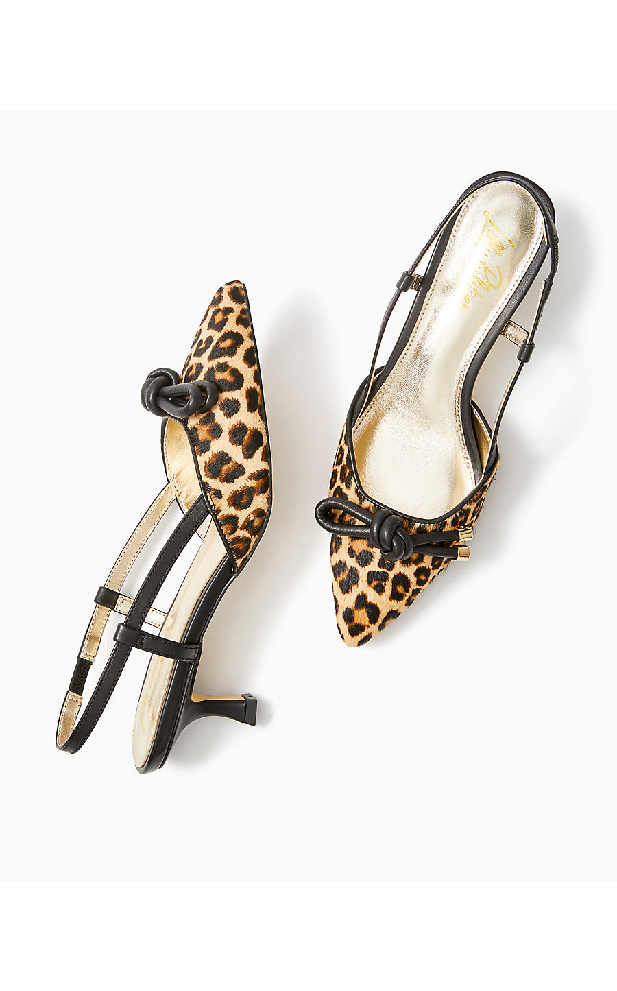 PALMA SLINGBACK KITTEN HEEL, MULTI LEOPARD HAIRCALF