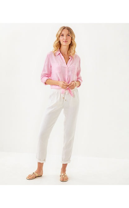 TARON PANT, RESORT WHITE