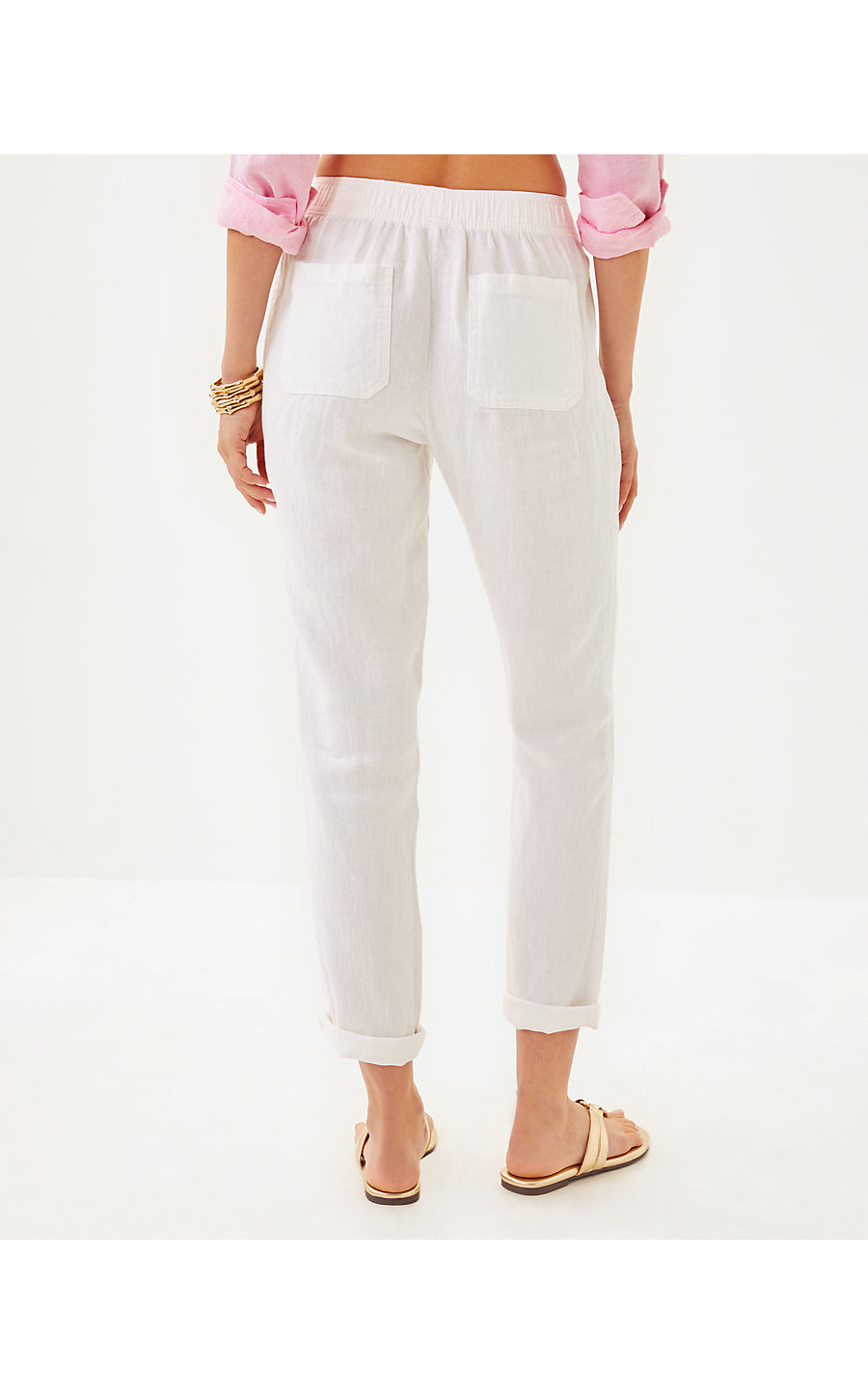 TARON PANT, RESORT WHITE