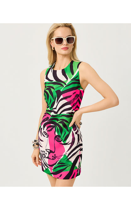 EDITA SHIFT, ONYX BIG IRV ENGINEERED WOVEN SHIFT
