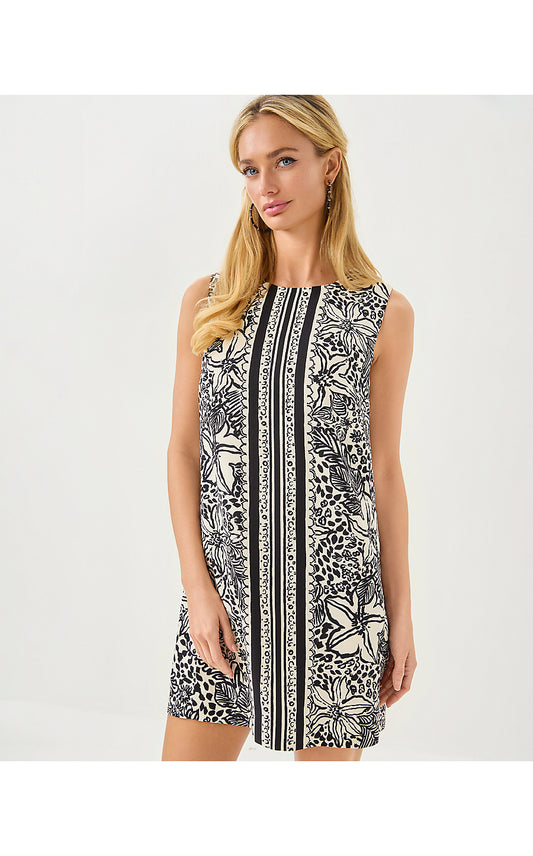 EDITA SHIFT, ONYX LOTS TO SPOT ENGINEERED WOVEN SHIFT