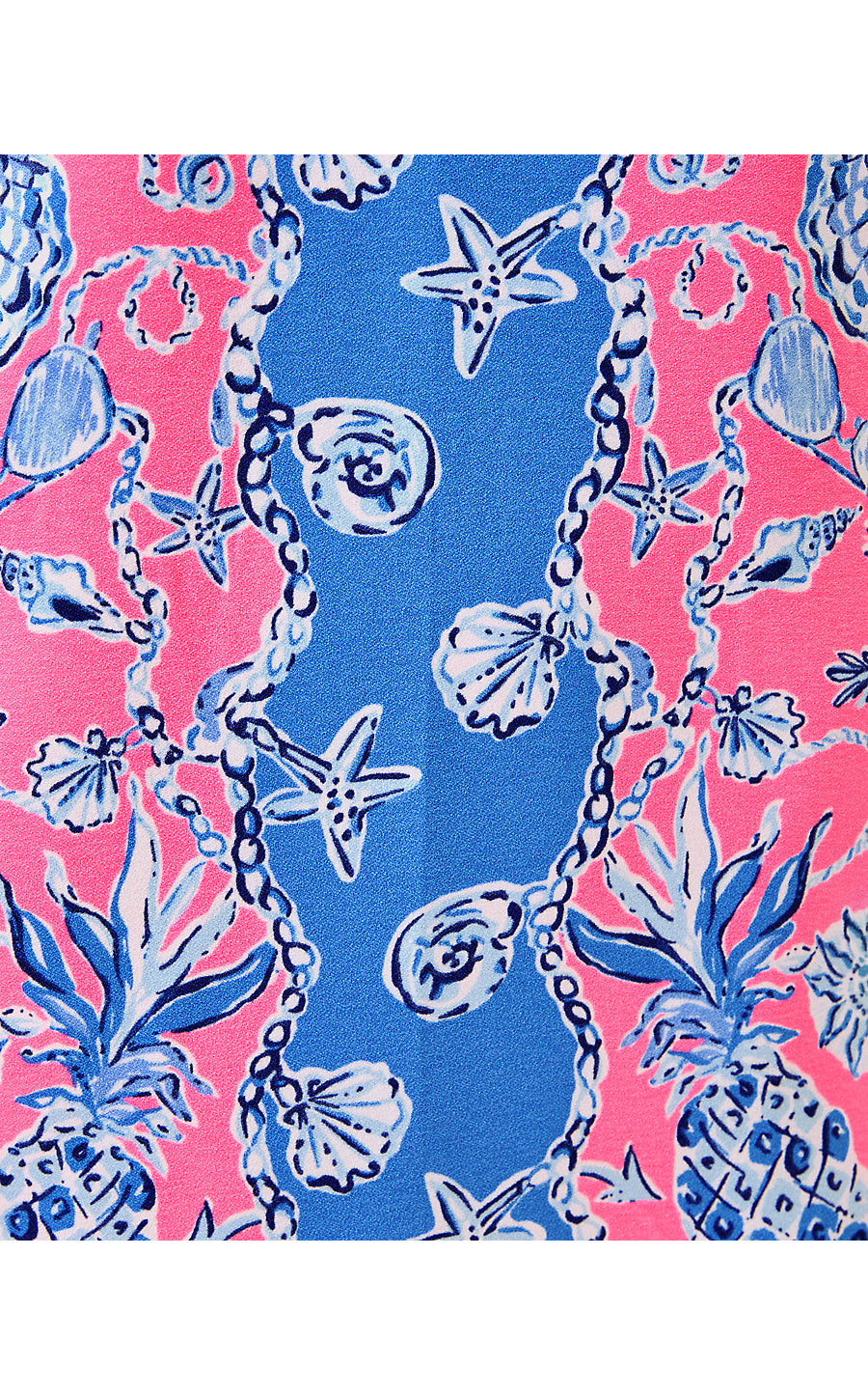 EDITA SHIFT, ROUSSEAU PINK BAREFOOT BEACHCOMBERS ENGINEERED DRESS
