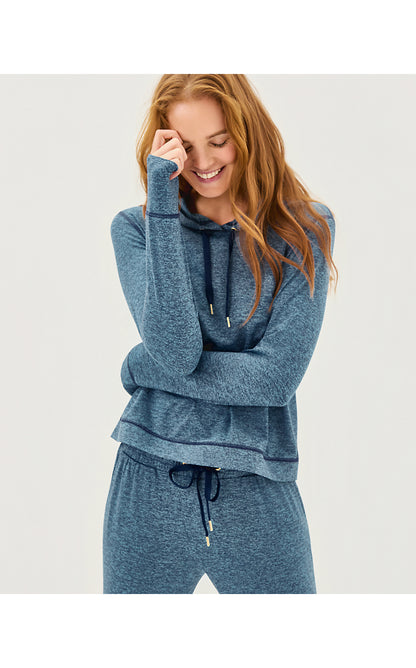 ASENA UPF 50+ HOODIE, LOW TIDE NAVY X TANGIER TEAL