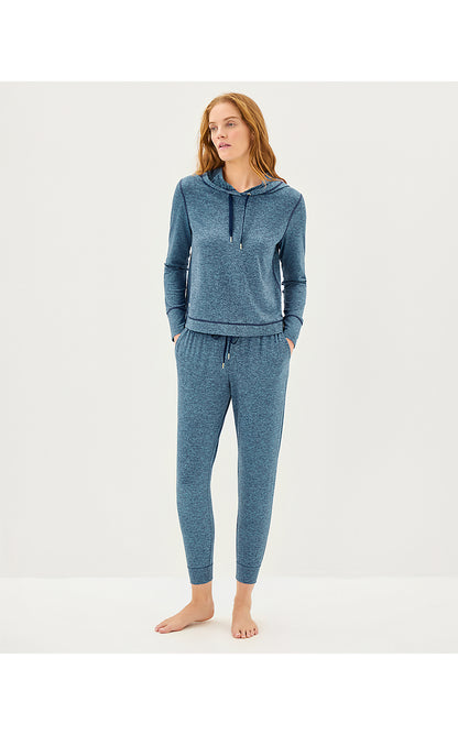 ASENA UPF 50+ HOODIE, LOW TIDE NAVY X TANGIER TEAL