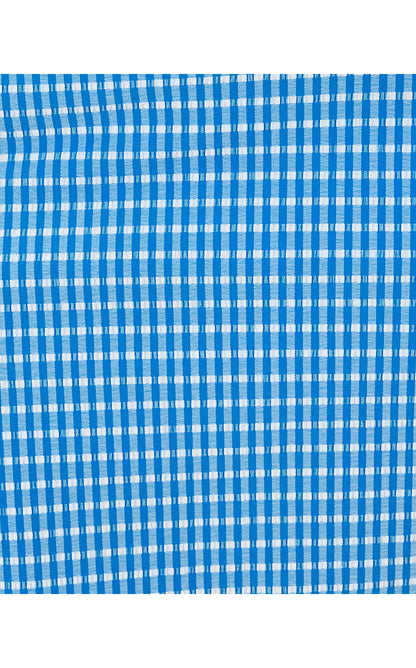 AONA SKORT UPF 50+, MORELLE BLUE PERFORMANCE GINGHAM