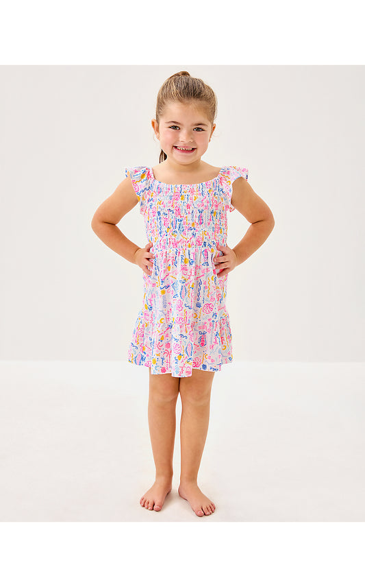 MINI JILLY DRESS, MULTI SUMMER SERENADE